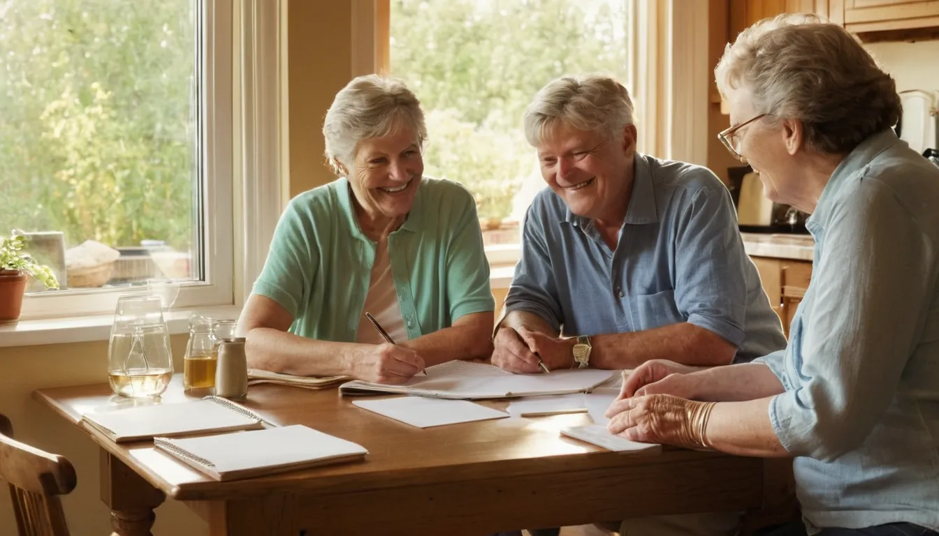 A homeowner reviewing bathing estimates at a kitchen table in the Grafton area